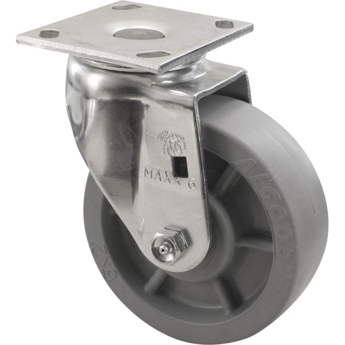 Roulette Emaxx, Pivotant, 8" (203,2 mm), Envirothane, 1200 lb (544,3 kg) M & M Nord Ouest Inc