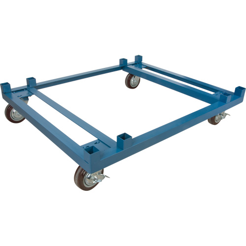 Dolly for Stacking Container, 48.5" W x 40-1/2" D x 10" H, 3000 lbs. Capacity M & M Nord Ouest Inc