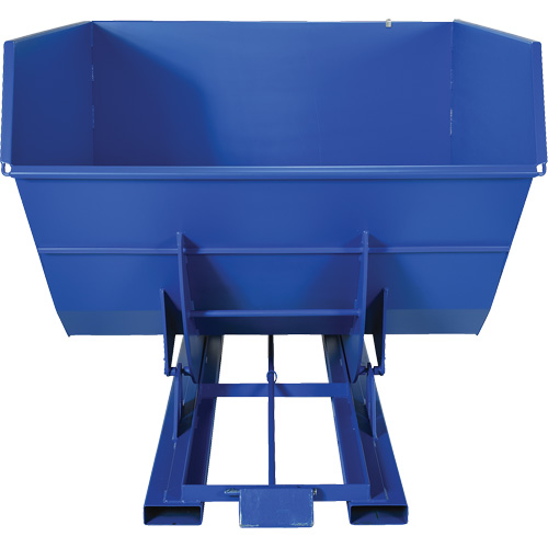 Conteneur autobasculeur, Acier, 4 vg³, Bleu M & M Nord Ouest Inc