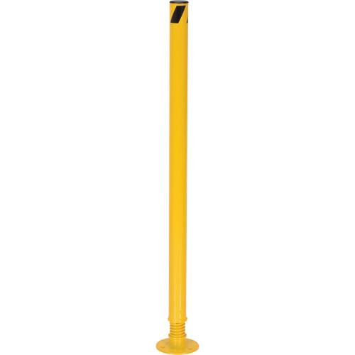 Borne de protection &agrave; ressort, Acier, 42" h x 2-1/8" la, Jaune M & M Nord Ouest Inc