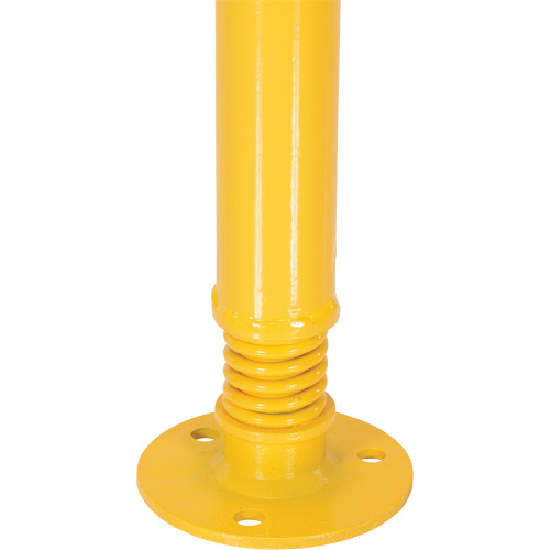 Borne de protection &agrave; ressort, Acier, 42" h x 2-1/8" la, Jaune M & M Nord Ouest Inc
