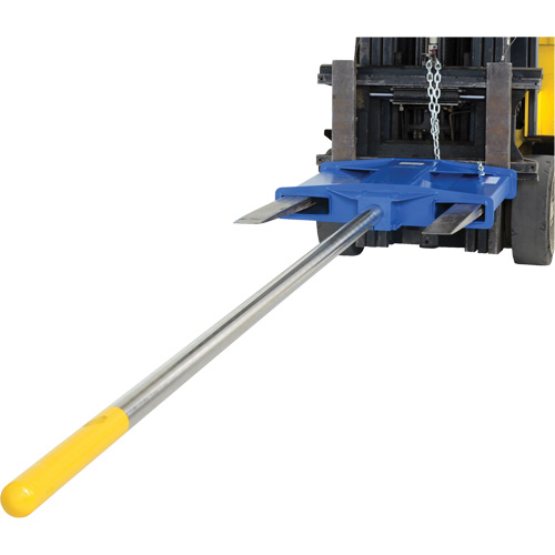 Forklift Carpet Pole, 120-1/2" Length, Fork Mount, 2200 lbs. Capacity M & M Nord Ouest Inc