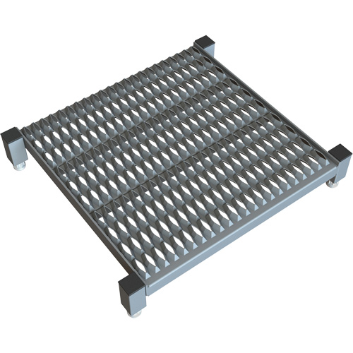 Plateforme de travail en une &eacute;tape &agrave; hauteur r&eacute;glable, 24" la x 24" pr, Capacit&eacute; de 800 lb, Enti&egrave;rement soud&eacute; M & M Nord Ouest Inc