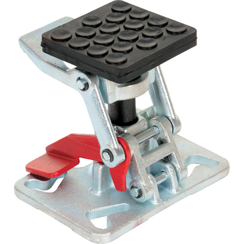 Heavy-Duty Adjustable Height Floor Lock, 8" Extended Height, 5-1/2" Retracted Height, Steel M & M Nord Ouest Inc