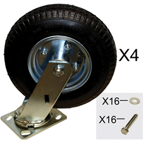 Platform Truck Pneumatic Caster Replacement Kit M & M Nord Ouest Inc