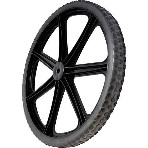 Roue &agrave; sept rayons pour brouettes Big Wheel M & M Nord Ouest Inc