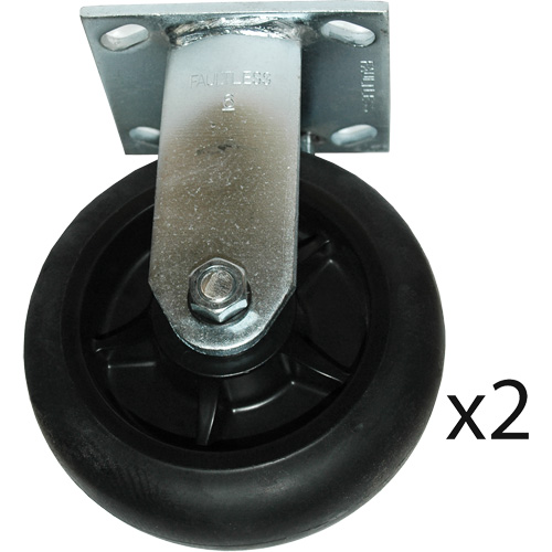 Platform Truck Rigid Casters M & M Nord Ouest Inc