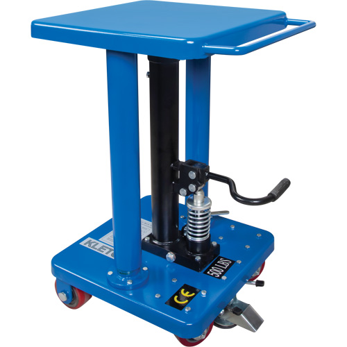 Table de travail hydraulique, 18'' lo x 18'' la, Acier, Capacit&eacute; 500 lb M & M Nord Ouest Inc