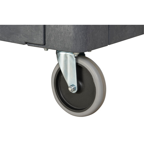 Flat-Shelf Utility Service Cart, 2 Tiers, 25-1/4" x 32-1/4" x 44", 550 lbs. Capacity M & M Nord Ouest Inc