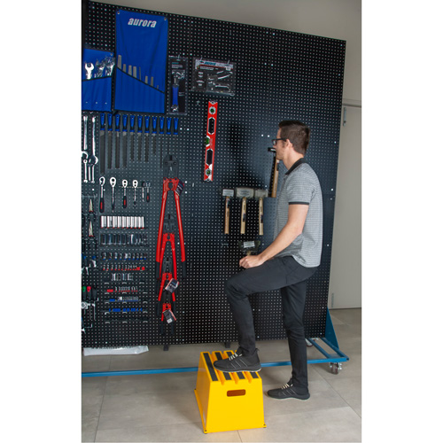 Industrial Step Stool, 20-7/8" x 12-3/16" x 12" High M & M Nord Ouest Inc