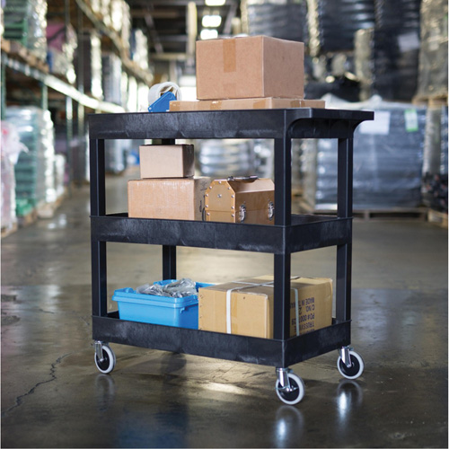 Tub Cart, 3 Tiers, 35-1/4" x 36-1/4" x 18", 300 lbs. Capacity M & M Nord Ouest Inc