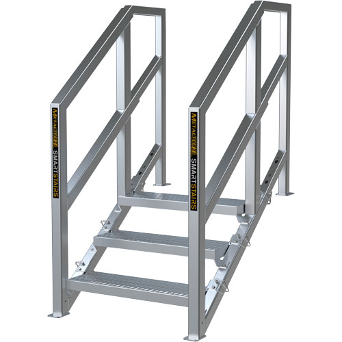 3-5 Step Telescopic Aluminum Smart Stairs M & M Nord Ouest Inc