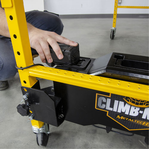 Motorized System for Climb-N-Go Scaffolding M & M Nord Ouest Inc