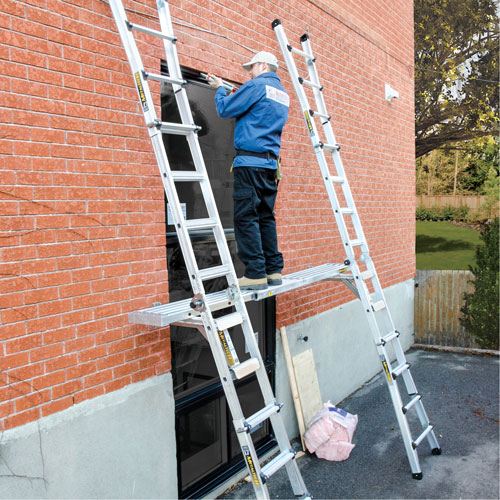 Planche de travail t&eacute;lescopique, 108" la x 12" pr, Capacit&eacute; de 250 lb, D&eacute;mont&eacute; M & M Nord Ouest Inc