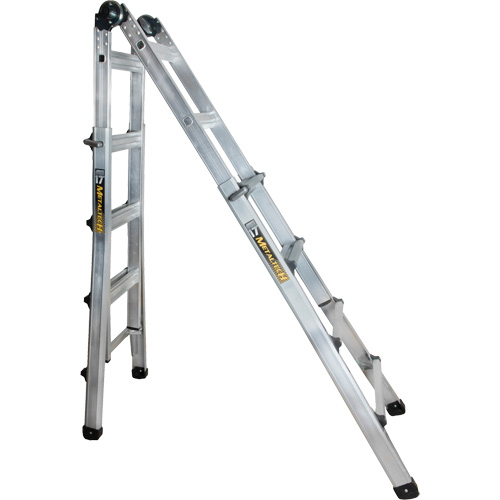 &eacute;chelle t&eacute;lescopique multifonction, Aluminium, 300 lb, CSA calibre 1A M & M Nord Ouest Inc