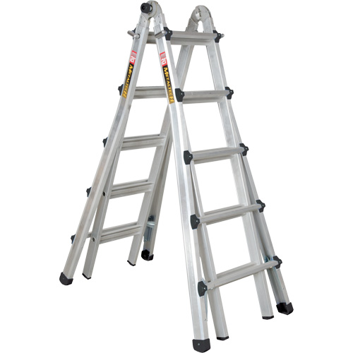 &eacute;chelle t&eacute;lescopique multifonction, Aluminium, 300 lb, CSA calibre 1A M & M Nord Ouest Inc