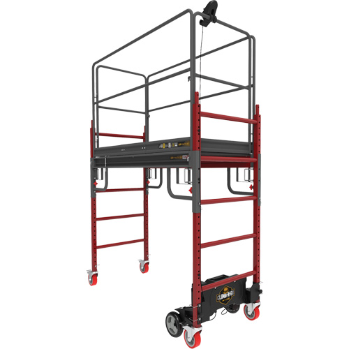 Complete Motorized Buildman 6' Baker Scaffold Kit, 31" D x 118-3/4" H M & M Nord Ouest Inc