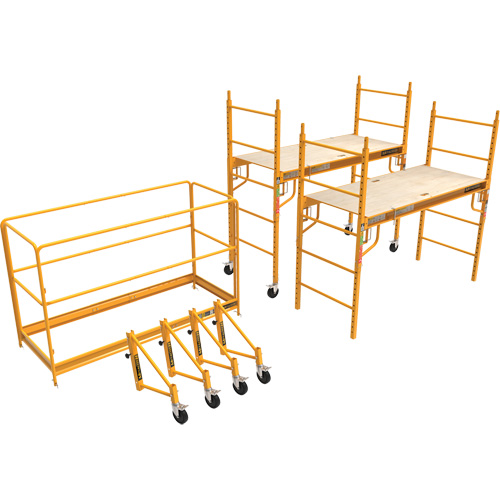 Trousse compl&egrave;te de tour d'&eacute;chafaudage pour cloison s&egrave;che de 12', 58-1/2" p x 183" h M & M Nord Ouest Inc