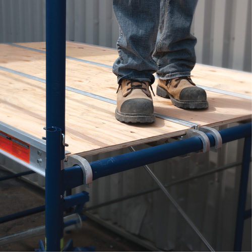 Complete Scaffold Tower with Casters, 66-2/10" D x 177-1/2" H M & M Nord Ouest Inc