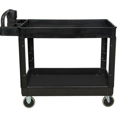 Utility Cart, 2 Tiers, 25-5/8" x 33-1/2" x 43-3/4", 550 lbs. Capacity M & M Nord Ouest Inc