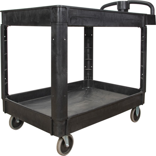 Utility Cart, 2 Tiers, 25-5/8" x 33-1/2" x 43-3/4", 550 lbs. Capacity M & M Nord Ouest Inc