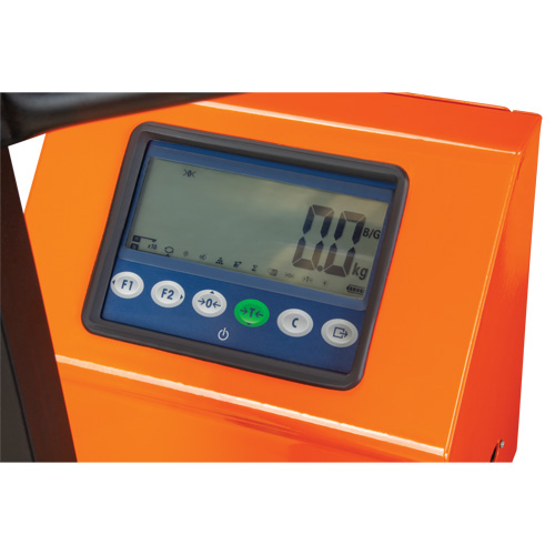 Digital Scale Pallet Truck, 44.5" L x 27.75" W, 4400 lbs. Cap. M & M Nord Ouest Inc