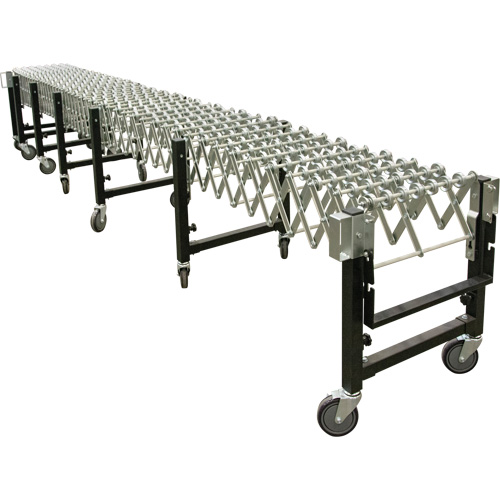 Convoyeur extensible, 18" la x 12' lo, Capacit&eacute; de 200 lb par pi lin. M & M Nord Ouest Inc