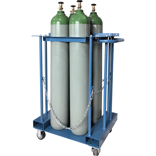 Support de rangement pour 4 cylindres pour chariot &eacute;l&eacute;vateur M & M Nord Ouest Inc