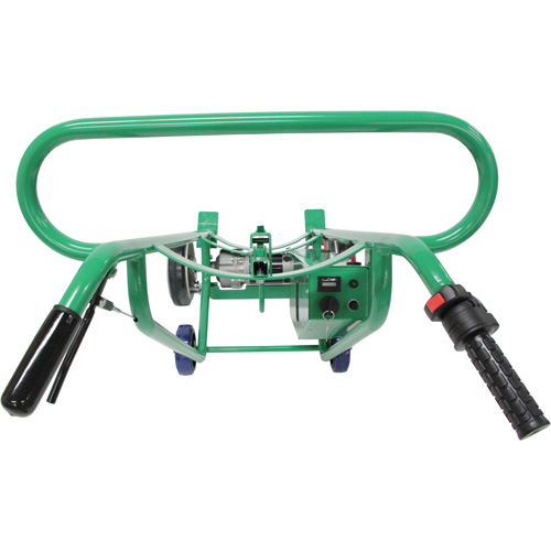 Diable pour baril motoris&eacute; avec roues pneumatiques M & M Nord Ouest Inc