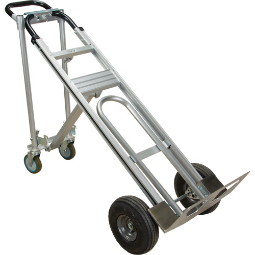3-in-1 Convertible Hand Truck, Aluminum, 600 lbs. Capacity M & M Nord Ouest Inc