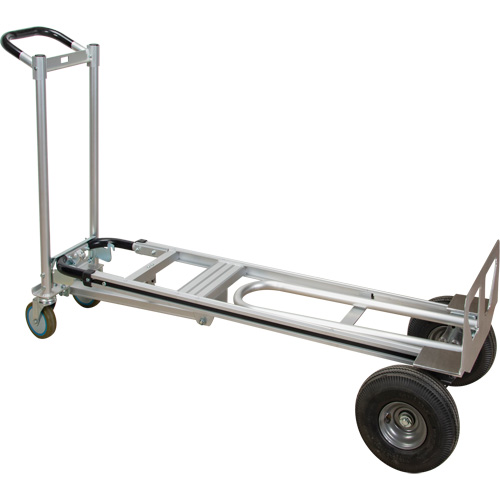 3-in-1 Convertible Hand Truck, Aluminum, 600 lbs. Capacity M & M Nord Ouest Inc
