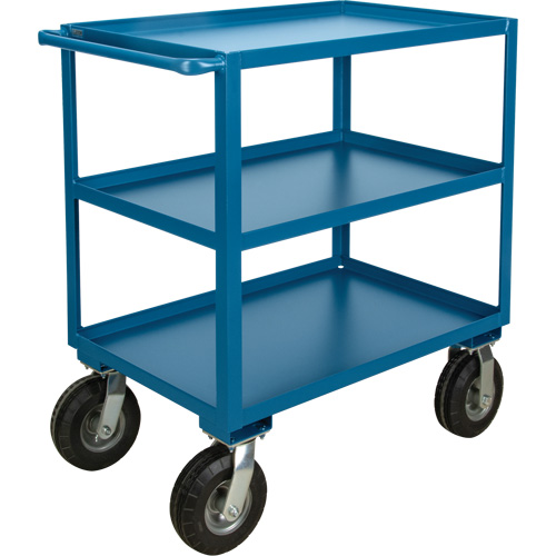 Outdoor Shelf Cart, 3 Tiers, 24" W x 39" H x 39" D, 1200 lbs. Capacity M & M Nord Ouest Inc