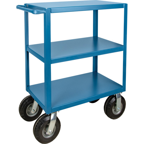 Outdoor Shelf Cart, 3 Tiers, 24" W x 39" H x 39" D, 1200 lbs. Capacity M & M Nord Ouest Inc