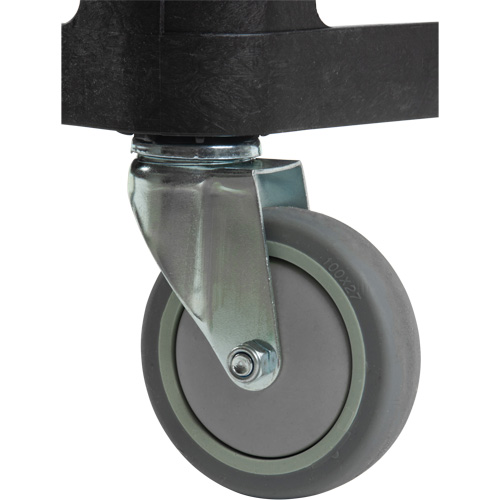 Utility Cart with Flat Shelf, 3 Tiers, 18-1/8" x 37-3/8" x 27-3/4", 330 lbs. Capacity M & M Nord Ouest Inc