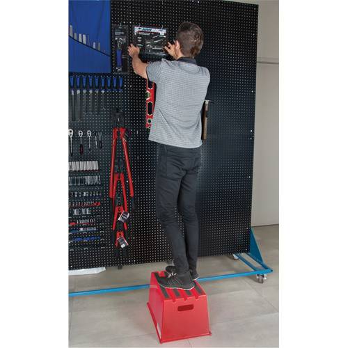 Escabeau industriel, 20-7/8" x 12-3/16" x Hauteur 12" M & M Nord Ouest Inc