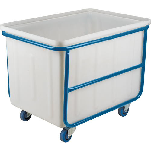 Straight Wall Box Truck, White Polyethylene, 46" L x 28" W x 31" H, 14 cu. ft. Volume, 1000 lbs. Capacity M & M Nord Ouest Inc