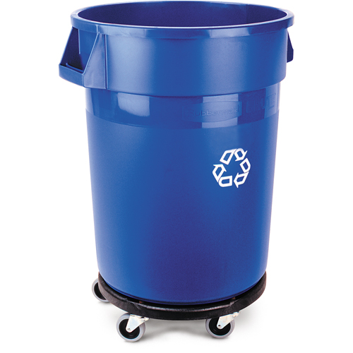 Brute&reg; Collection Recycling Container, Bulk, Plastic, 32 US gal. M & M Nord Ouest Inc