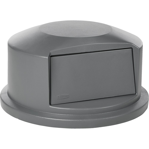 Round Brute&reg; Tops, Dome Lid, Plastic/Polyethylene, Fits Container Size: 24" Dia. M & M Nord Ouest Inc