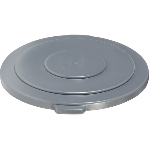 Round Brute&reg; Tops, Flat Lid, Plastic/Polyethylene, Fits Container Size: 26-1/2" Dia. M & M Nord Ouest Inc