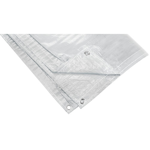 B&acirc;che isol&eacute;e, Poly&eacute;thyl&egrave;ne, Blanc, 20' x 12' x 8 mils M & M Nord Ouest Inc