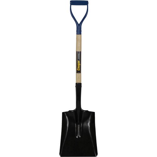 Square Point Shovel, Hardwood, Tempered Steel Blade, D-Grip Handle, 41-1/2" Long M & M Nord Ouest Inc