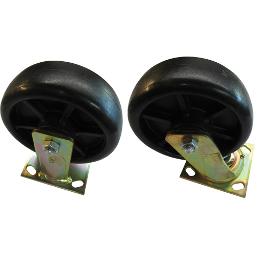 Steel Self-Dumping Hoppers - Caster Sets For Hoppers M & M Nord Ouest Inc