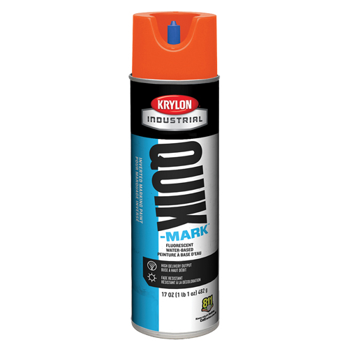 Industrial Quik-Mark Water-Based Inverted Marking Paint, 17 oz., Aerosol Can M & M Nord Ouest Inc