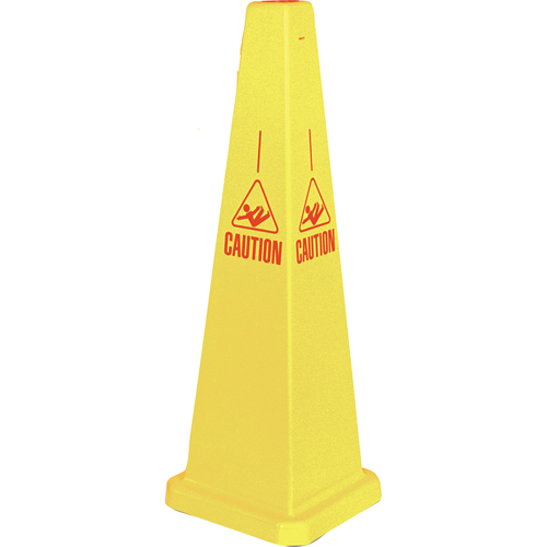 "Caution" Lamba Traffic Cones, English with Pictogram M & M Nord Ouest Inc