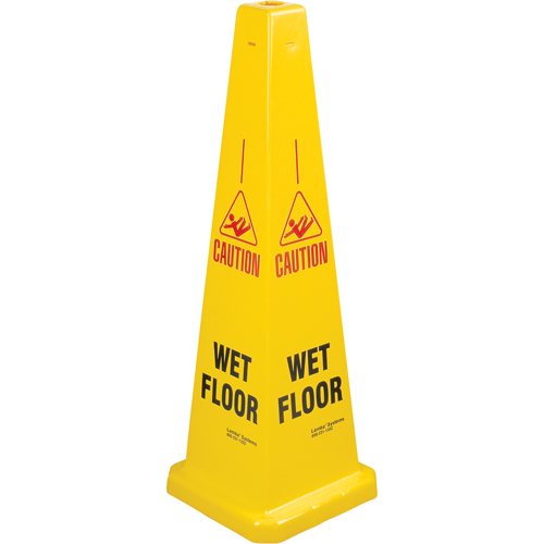 C&ocirc;nes de d&eacute;viation  Wet Floor , Anglais avec pictogramme M & M Nord Ouest Inc