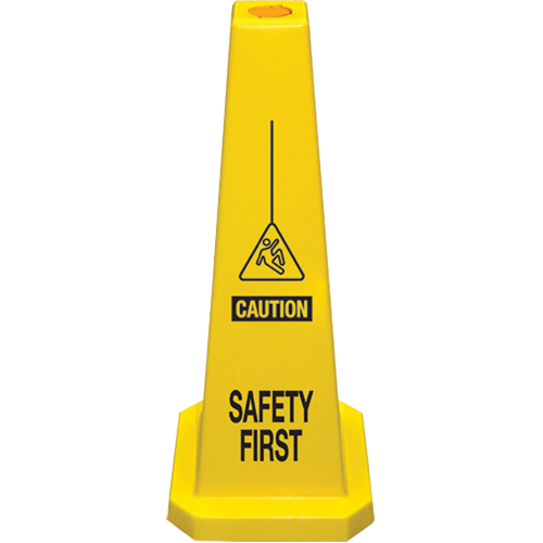 "Safety First" Lamba Traffic Cones, English with Pictogram M & M Nord Ouest Inc