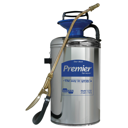 Vaporisateur professionnel s&eacute;rie premi&egrave;re qualit&eacute;, 2 gal. (7,6 L), Acier inoxydable, Lance de 12" M & M Nord Ouest Inc