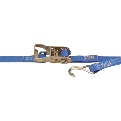 Heavy-Duty Utility Straps, Wire Hook, 1" W x 13' L, 167 lbs. (76 kg) Working Load Limit M & M Nord Ouest Inc