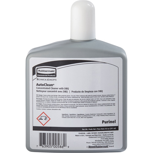 Produit d'entretien pour drain et nettoyeur de cuvette de rechange AutoClean de Purinel, 9,8 oz, Bouteille M & M Nord Ouest Inc