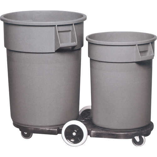 Socle roulant Tandem Brute, Noir M & M Nord Ouest Inc